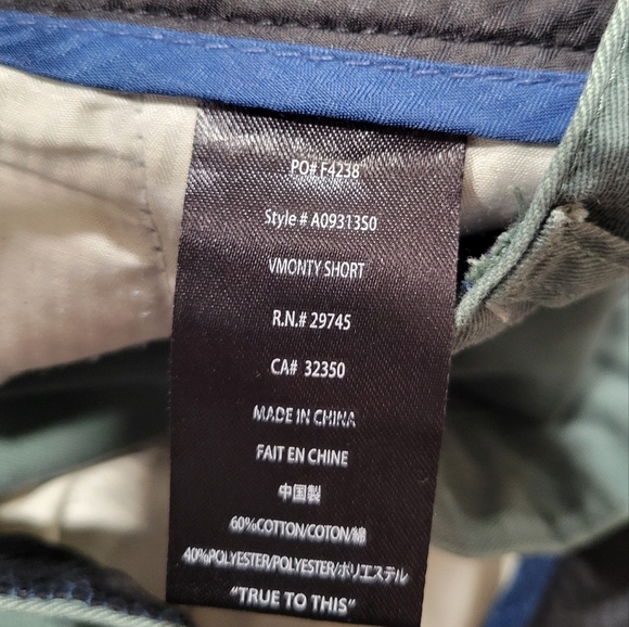 Men's Volcom Corpo Class Flat Front Chino Shorts Size 31 - Picture 9 of 12